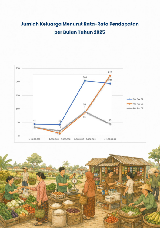 Infografis Perekonomian Desa Keji tahun 2025