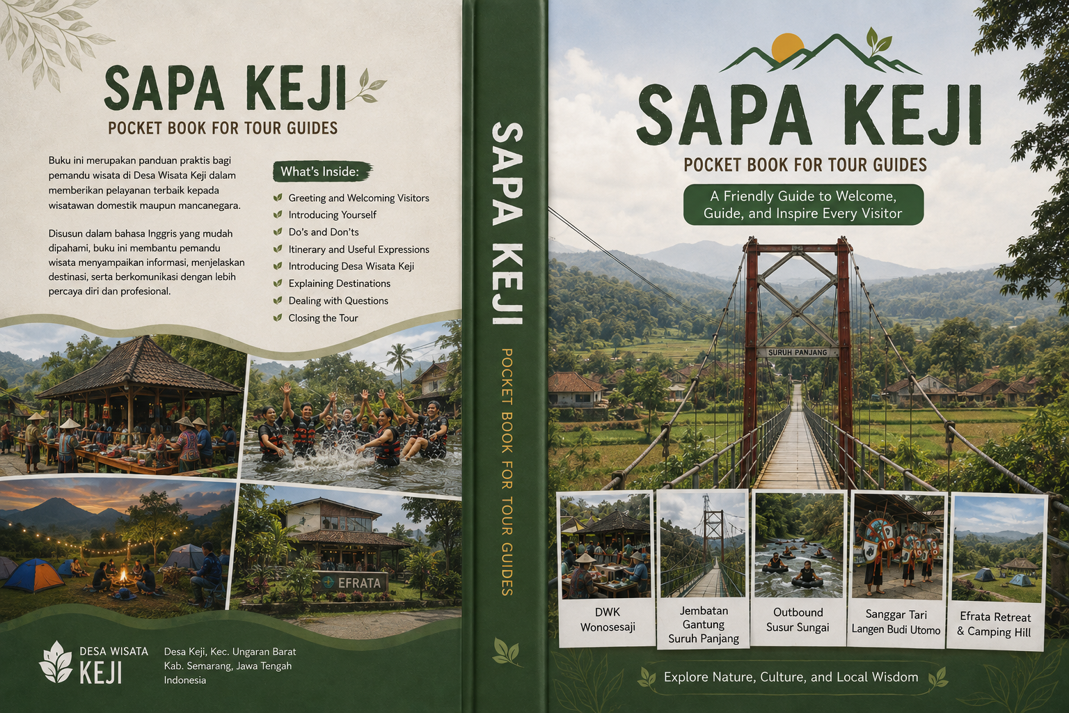 Sampul SAPA KEJI — Panduan Pelayanan Wisatawan Desa Keji